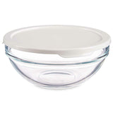 Lancheira Redonda com Tampa Chefs Branco 595 ml 14 x 6,3 x 14 cm (6 Unidades) - EcoNest