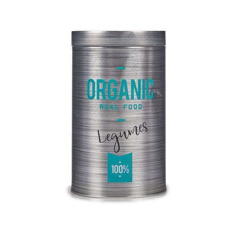 Bote Organic Legumes Cinzento Folha de Flandres 10,4 x 18,2 x 10,4 cm (24 Unidades) - EcoNest