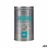 Bote Organic Sal Cinzento Folha de Flandres 10,4 x 18,2 x 10,4 cm (24 Unidades) - EcoNest