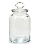 Frasco Kitchen 11,5 x 17,5 x 11,5 cm Transparente Silicone Vidro 1 L (8 Unidades) - EcoNest