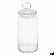 Frasco Kitchen 9,8 x 23,4 x 9,8 cm Transparente Silicone Vidro 1,1 L (6 Unidades) - EcoNest