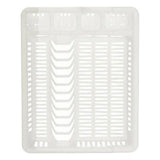 Escorredor de Louça 46 x 8 x 37,5 cm Branco Plástico (12 Unidades) - EcoNest
