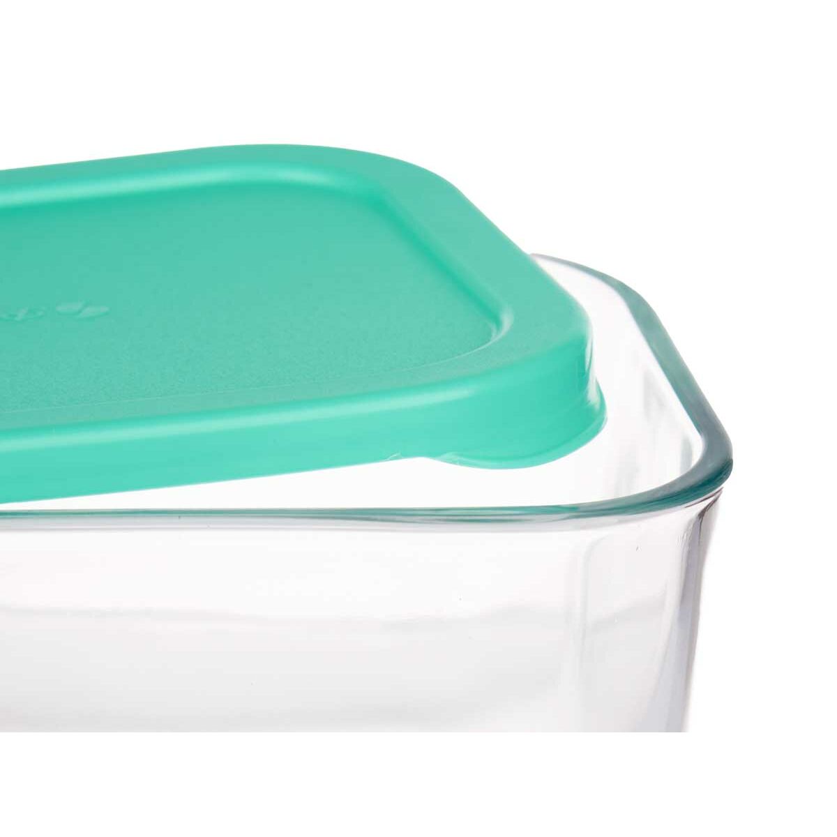 Lancheira SNOW BOX Verde Transparente Vidro Polietileno 420 ml (12 Unidades) - EcoNest