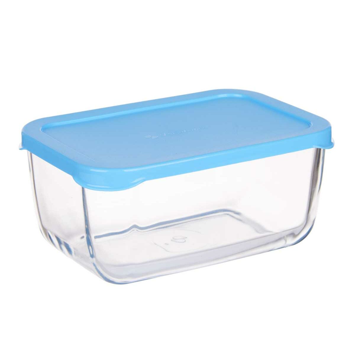 Lancheira SNOW BOX Azul Transparente Vidro Polietileno 790 ml (12 Unidades) - EcoNest