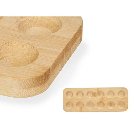 Copo para ovos Castanho Bambu 40 x 3,4 x 40 cm (12 Unidades) - EcoNest