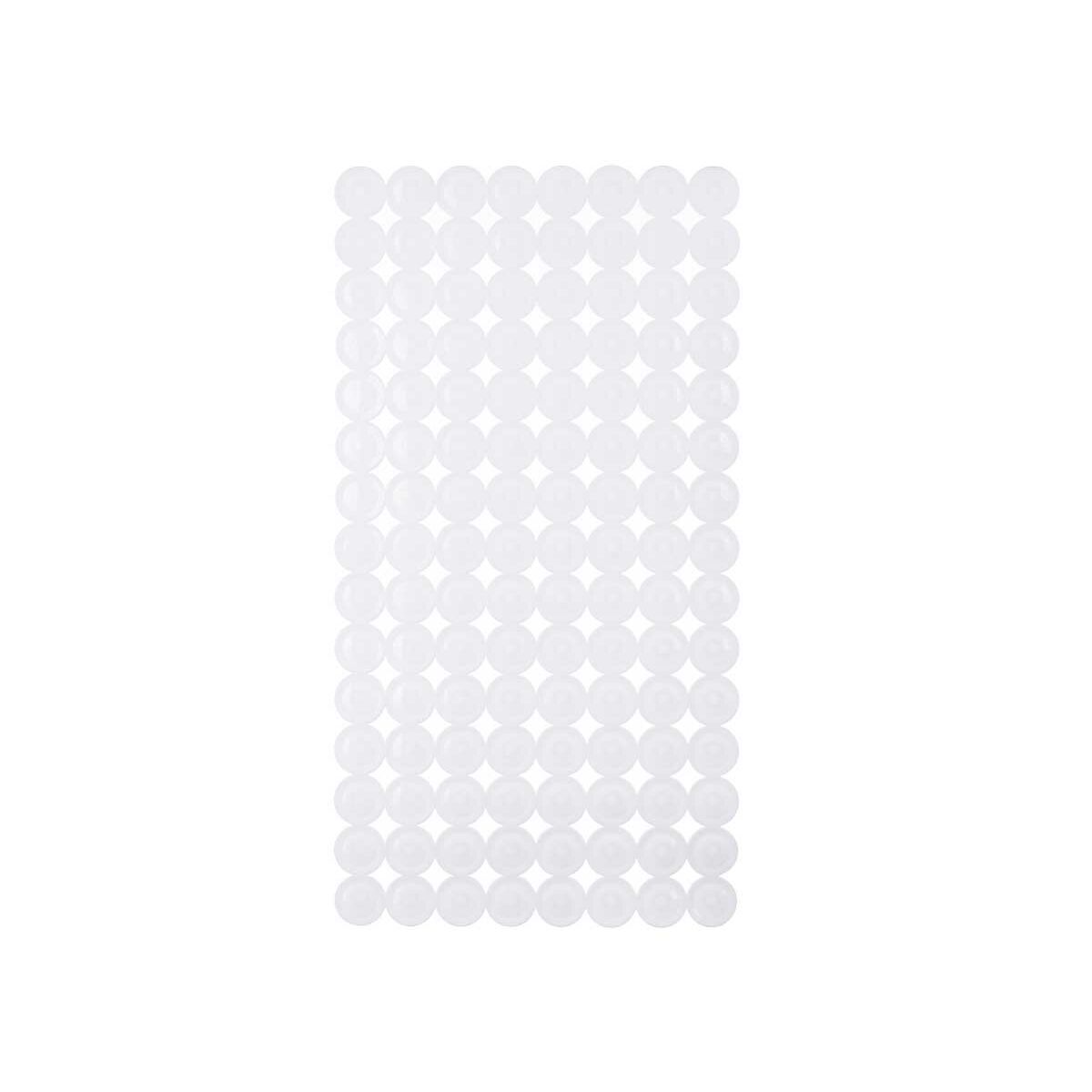 Tapete Antiderrapante para Duche Branco PVC 68 x 1 x 36 cm (6 Unidades) - EcoNest