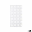 Tapete Antiderrapante para Duche Branco PVC 68 x 1 x 36 cm (6 Unidades) - EcoNest