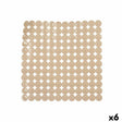 Tapete Antiderrapante para Duche Bege PVC 54 x 54 x 1 cm (6 Unidades) - EcoNest