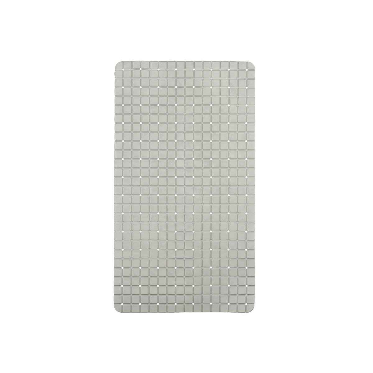 Tapete Antiderrapante para Duche Quadros Cinzento PVC 67,7 x 38,5 x 0,7 cm (6 Unidades) - EcoNest