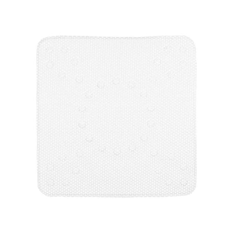 Tapete Antiderrapante para Duche Branco PVC 53 x 52,5 x 1 cm (6 Unidades) - EcoNest