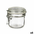 Frasco Transparente Metal Vidro Silicone 180 ml 11,5 x 8,5 x 8,5 cm (6 Unidades) - EcoNest