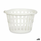 Cesto Branco Polipropileno 27 L 40 x 25 x 40 cm (18 Unidades) - EcoNest