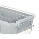 Caixa Multiusos Cinzento Transparente Plástico 5 L 29,5 x 14,5 x 19,2 cm (6 Unidades) - EcoNest