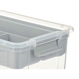 Caixa Multiusos Cinzento Transparente Plástico 9 L 35,5 x 17 x 23,5 cm (6 Unidades) - EcoNest