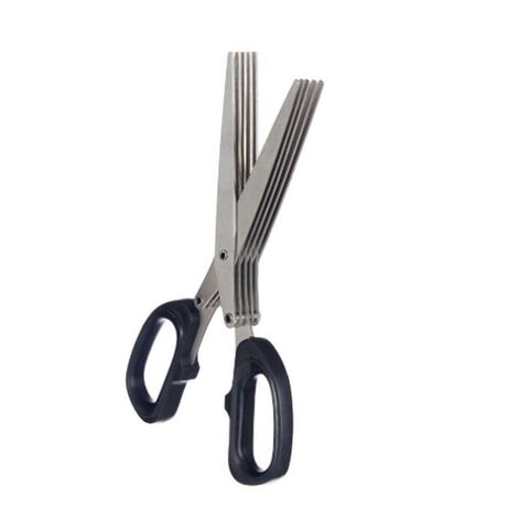Tesouras Preto Prateado Metal 7 x 18,5 x 1,7 cm (12 Unidades) - EcoNest