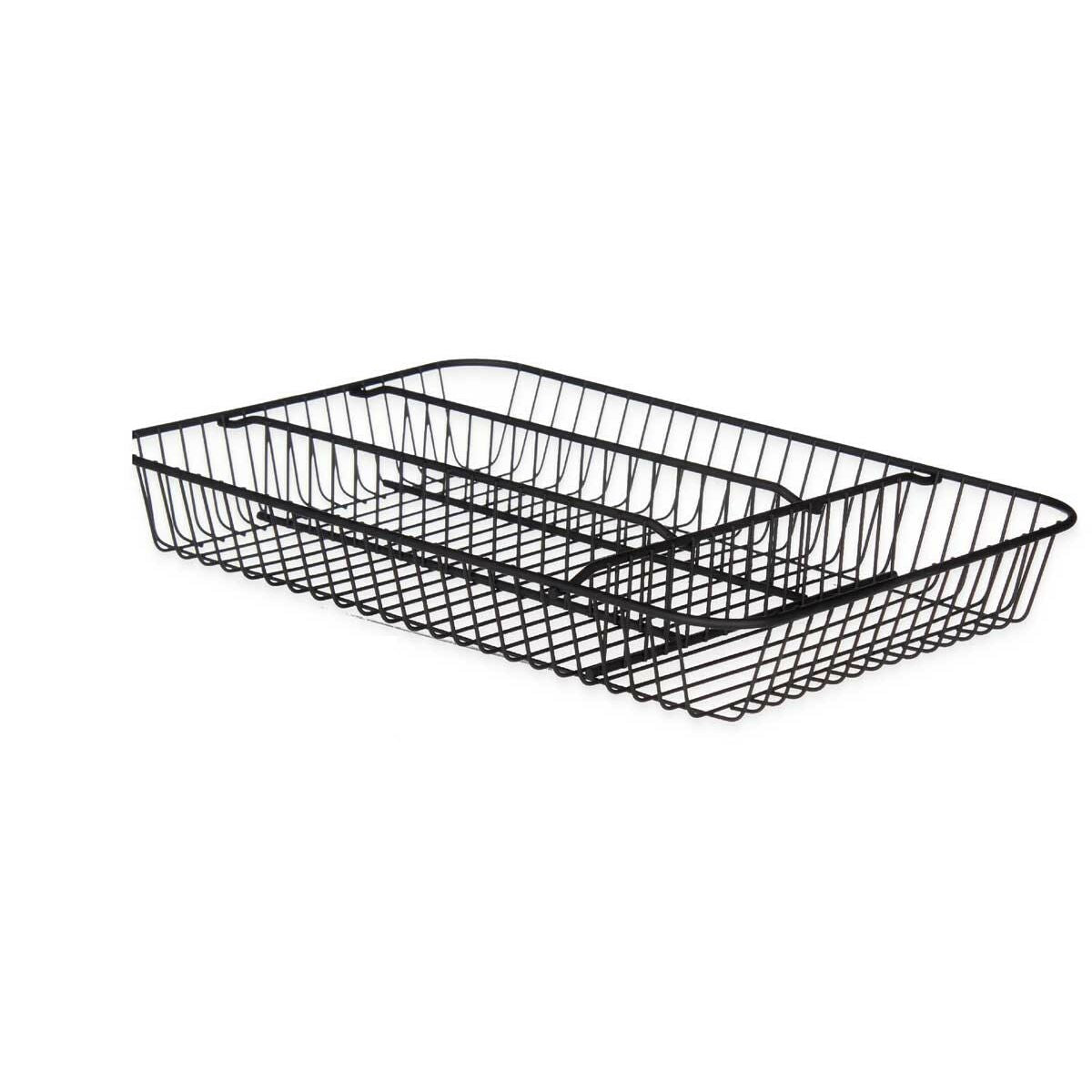 Organizador de Talheres Preto Metal 26 x 4,7 x 35,5 cm (6 Unidades) - EcoNest