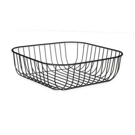 Fruteira Preto Metal 30 x 9,3 x 30 cm (6 Unidades) - EcoNest