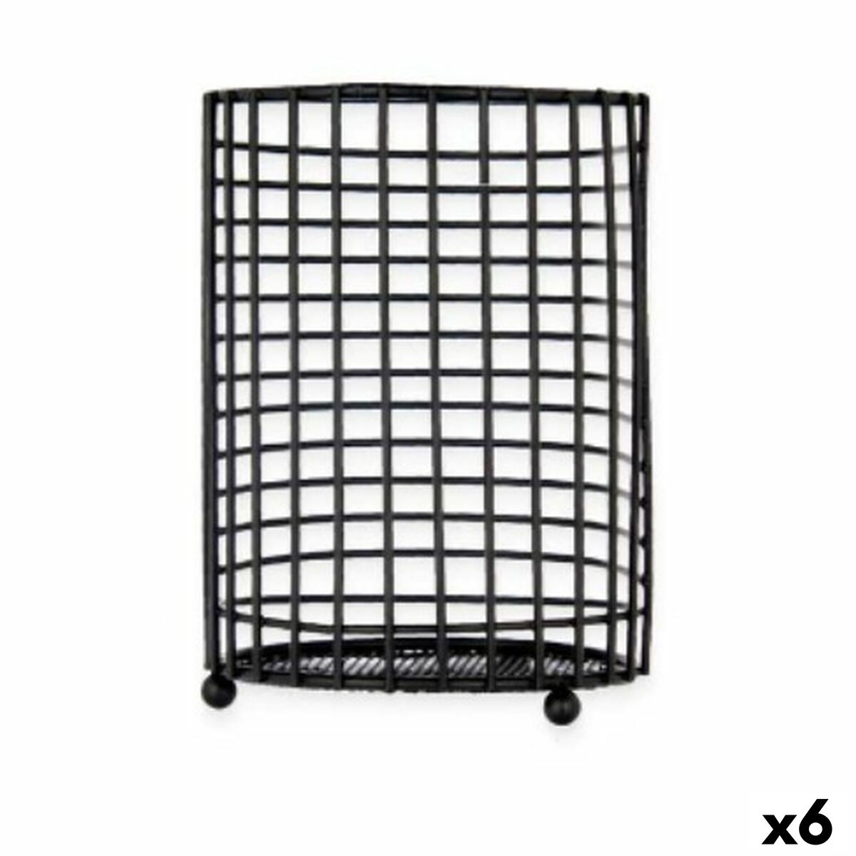 Recipiente para Utensílios de Cozinha Metal 11,3 x 16 x 11,3 cm (6 Unidades) - EcoNest