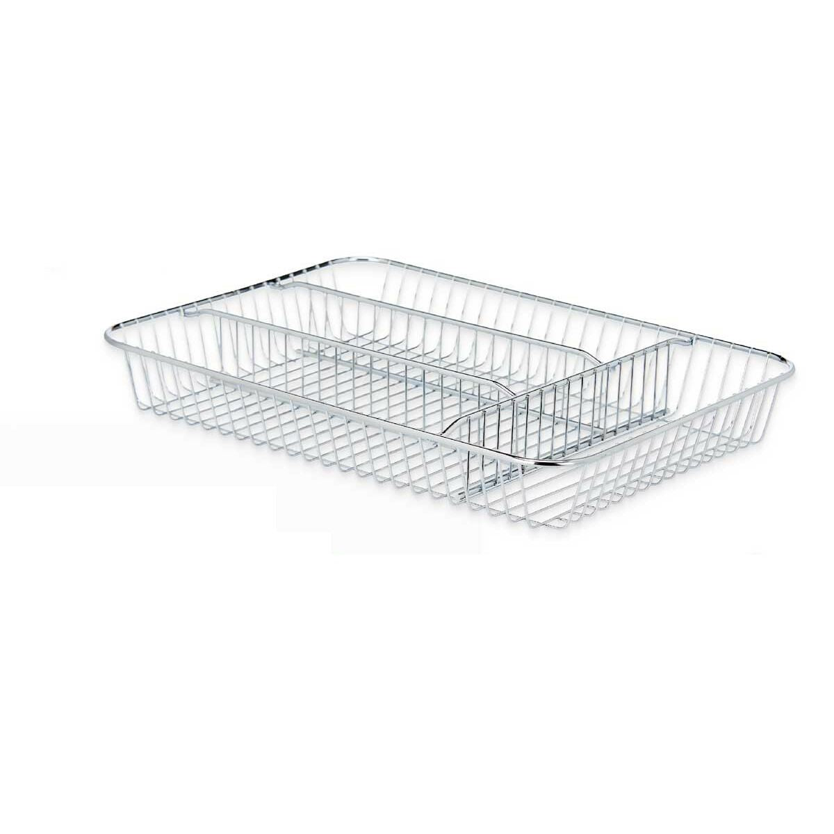 Organizador de Talheres Prateado Metal 26 x 4,5 x 35,5 cm (6 Unidades) - EcoNest