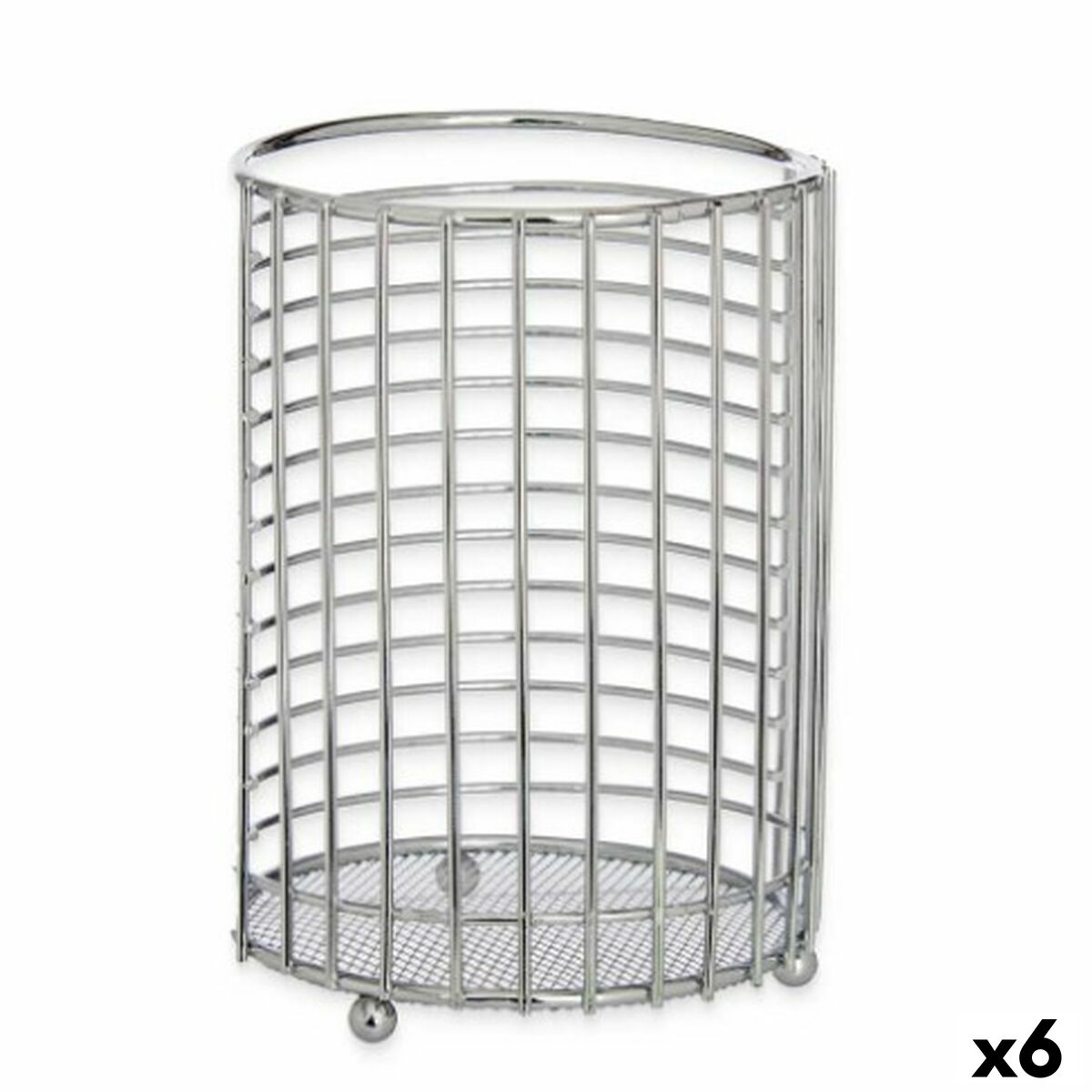Recipiente para Utensílios de Cozinha Metal 12 x 16 x 12 cm (6 Unidades) - EcoNest