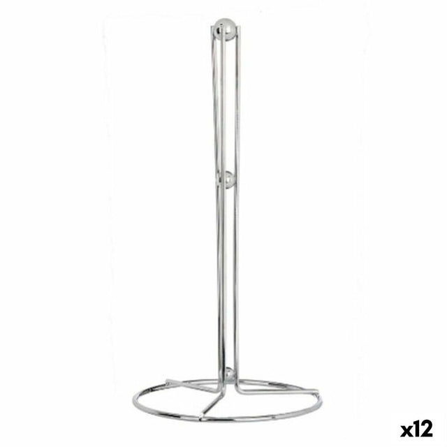 Suporte para Rolos de Papel de Cozinha Prateado Metal 15,5 x 31,5 x 15,5 cm (12 Unidades) - EcoNest
