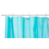 Cortina de Duche Azul Polietileno EVA 180 x 180 cm (12 Unidades) - EcoNest