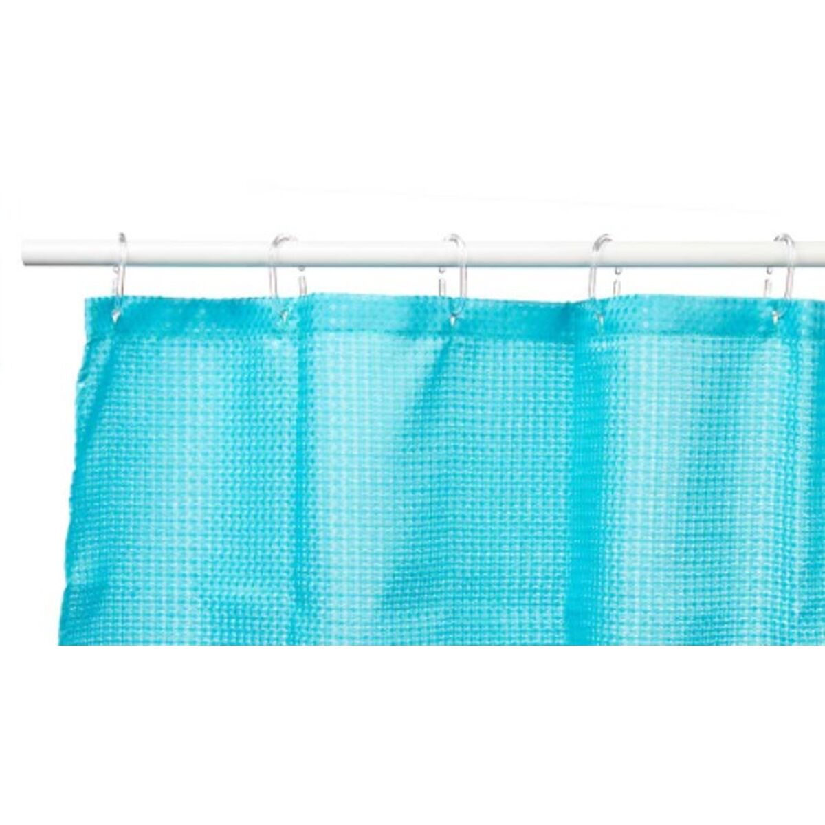 Cortina de Duche Pontos Azul Poliéster 180 x 180 cm (12 Unidades) - EcoNest