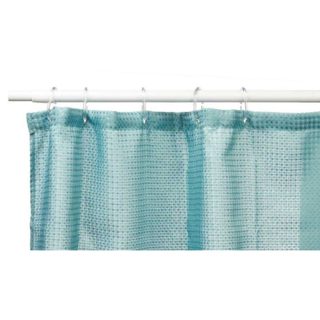 Cortina de Duche Pontos Verde Turquesa Poliéster 180 x 180 cm (12 Unidades) - EcoNest