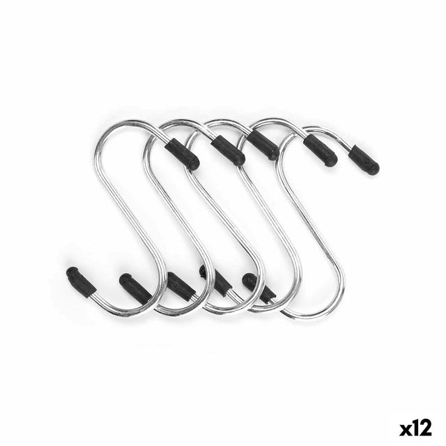 Gancho para pendurar Conjunto Prateado Metal 7 cm (12 Unidades) - EcoNest