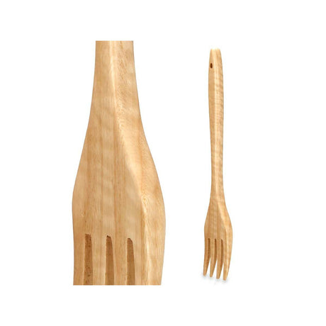 Espátula de Cozinha Garfo Madeira 7 x 35 x 2 cm (12 Unidades) - EcoNest