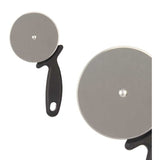 Cortador de Pizza Preto Prateado Aço inoxidável Plástico 21 x 1,5 x 10 cm (12 Unidades) - EcoNest