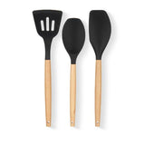 Conjunto de Utensílios para Cozinha Madeira Silicone (6 Unidades) - EcoNest