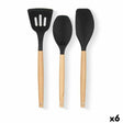 Conjunto de Utensílios para Cozinha Madeira Silicone (6 Unidades) - EcoNest
