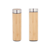 Termo 500 ml Natural Metal Bambu (6 Unidades) - EcoNest