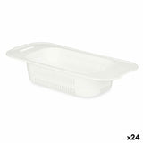 Escorredor Branco Plástico 47 x 9,5 x 22 cm (24 Unidades) - EcoNest