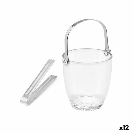 Balde de Gelo Transparente Metal Vidro 800 ml (12 Unidades) - EcoNest