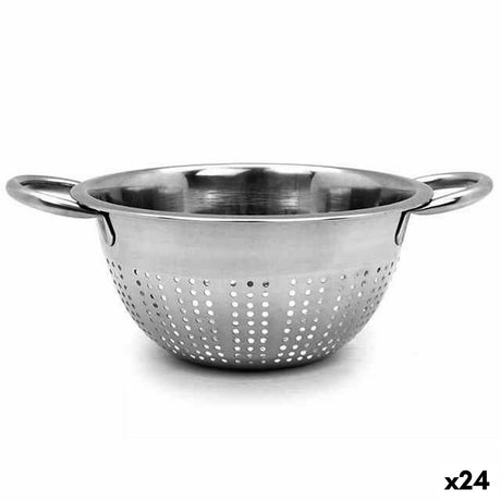 Escorredor Ø 21 cm Prateado Aço inoxidável (24 Unidades) - EcoNest