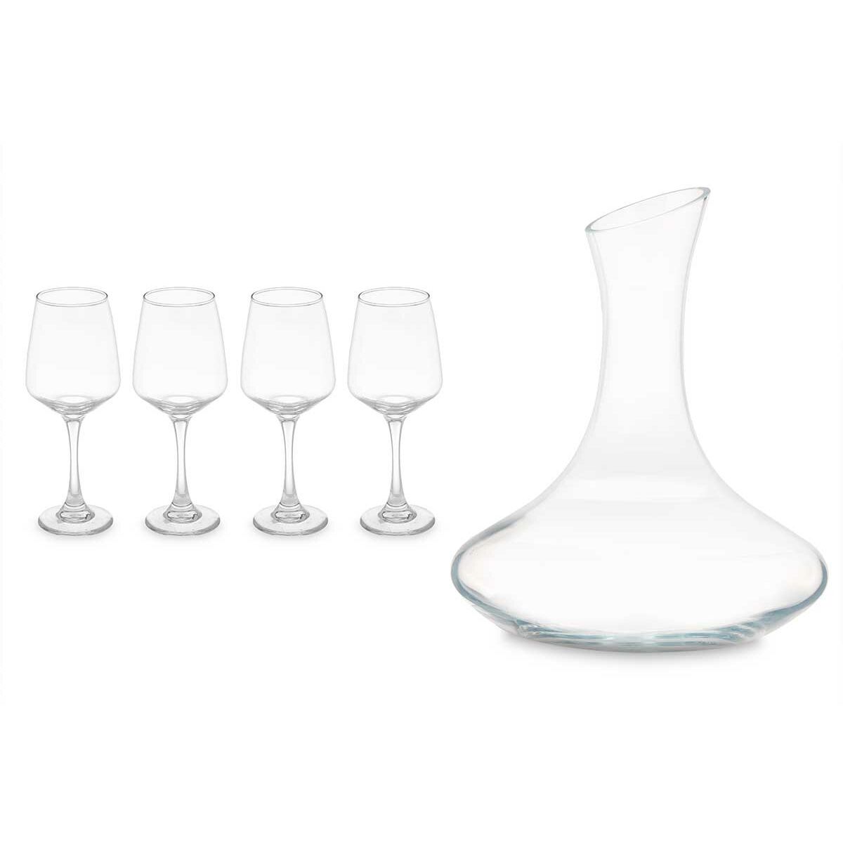 Conjunto para Degustação de Vinho Transparente Vidro 420 ml 1,8 L (2 Unidades) - EcoNest