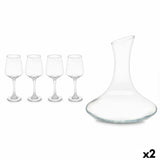 Conjunto para Degustação de Vinho Transparente Vidro 420 ml 1,8 L (2 Unidades) - EcoNest