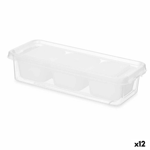 Organizador Branco Plástico 28,2 x 6 x 11,7 cm (12 Unidades) - EcoNest