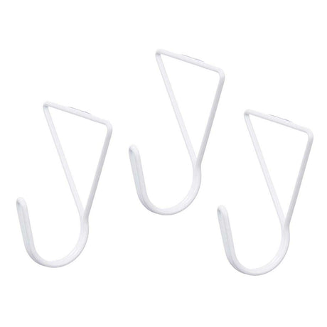 Cabides Branco Metal Triangular Conjunto 3 Peças (6 Unidades) - EcoNest