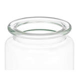 Frasco Transparente Vidro 250 ml 8 x 13 x 8 cm (24 Unidades) Com tampa - EcoNest