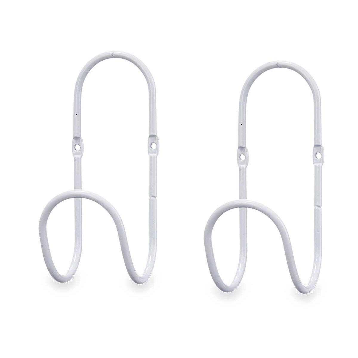 Cabides Branco Metal Conjunto 2 Peças (6 Unidades) - EcoNest