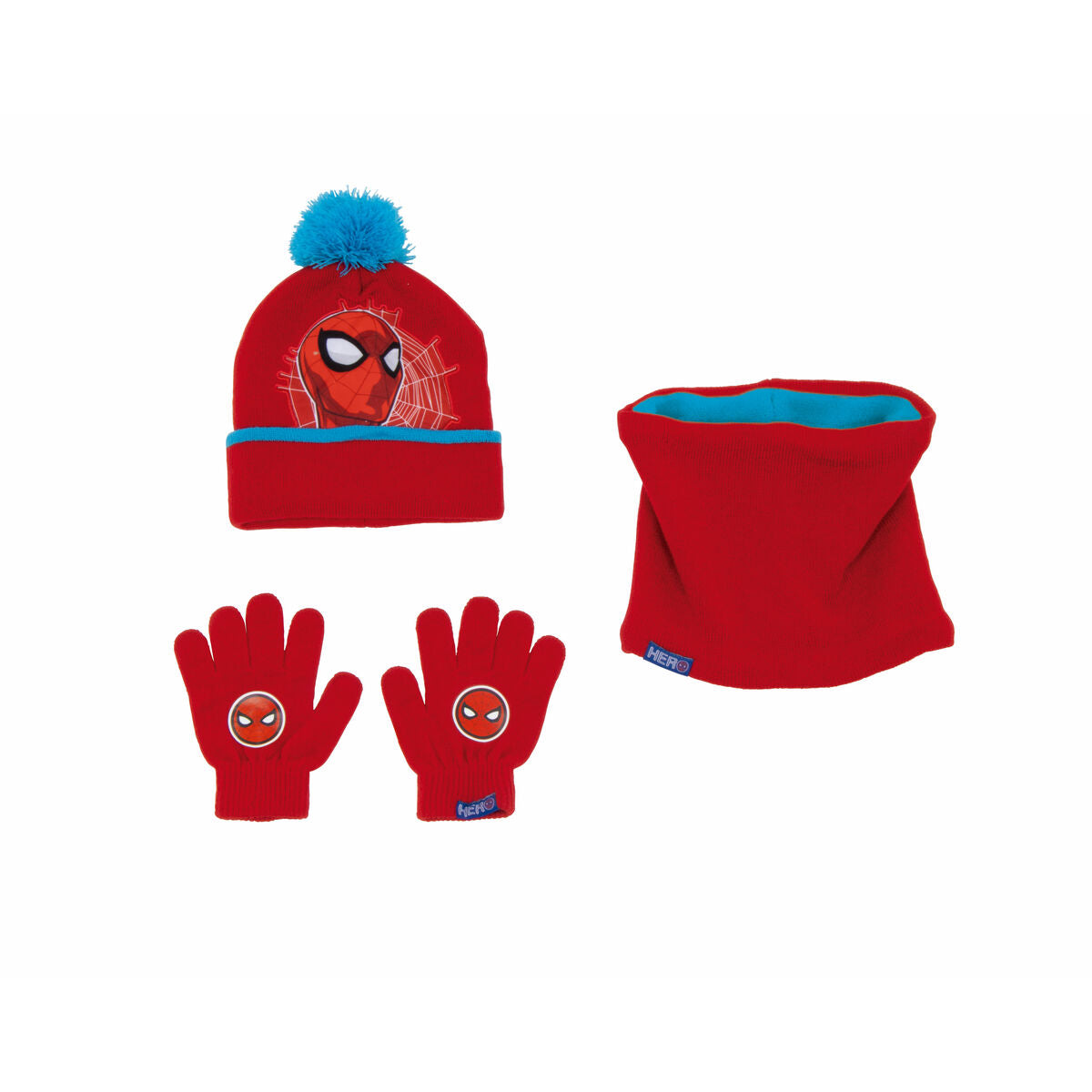Gorro, Luvas e Gola Spiderman Great power - EcoNest