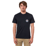 Camisola de Manga Curta Homem Rip Curl Horizon Badge Preto Homem - EcoNest