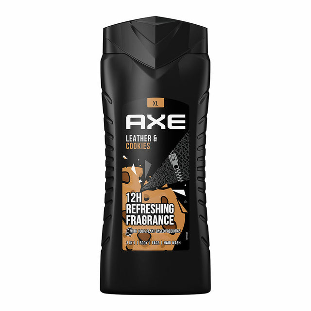 Gel de duche Axe Collision XL: Leather & Cookies 400 ml - EcoNest