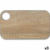 Tábua de corte Arcos Castanho Resina 24 x 14 cm Fibra (3 Unidades) - EcoNest