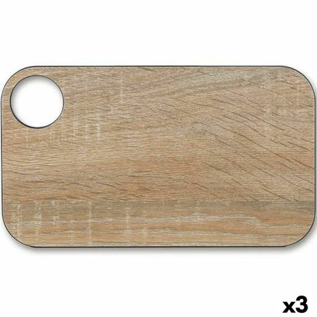 Tábua de corte Arcos Castanho Resina 24 x 14 cm Fibra (3 Unidades) - EcoNest