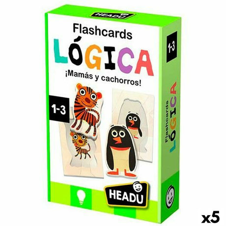 Jogo Educativo HEADU Flashcards Logic (5 Unidades) - EcoNest