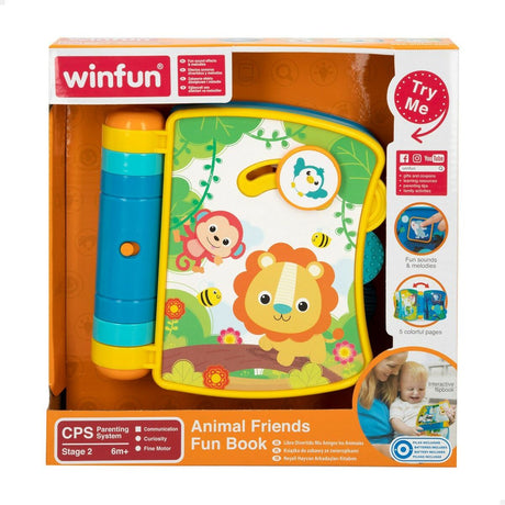 Livro interativo infantil Winfun 16,5 x 16,5 x 4 cm (6 Unidades) - EcoNest